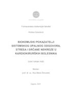 prikaz prve stranice dokumenta Biokemijski pokazatelji sistemskog upalnog odgovora stresa i srčane nekroze u kardiokirurških bolesnika