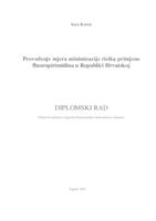 prikaz prve stranice dokumenta Provođenje mjera minimizacije rizika primjene fluoropirimidina u Republici Hrvatskoj