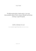 prikaz prve stranice dokumenta Predformulacijska ispitivanja u razvoju kitozanskih mikročestica pripravljenih metodom sušenja raspršivanjem