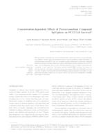 prikaz prve stranice dokumenta Concentration-dependent effects of peroxovanadium compound bpV(phen) on PC12 cell survival