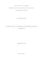 prikaz prve stranice dokumenta Analiza vjetra na Mikrometeorološkoj postaji Maslenica