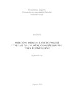 prikaz prve stranice dokumenta Prirodni procesi i antropogeni utjecaji na taložne okoliše donjeg toka rijeke Mirne