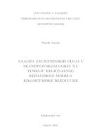 prikaz prve stranice dokumenta Analiza zavjetrinskih oluja u Skandinavskom gorju na temelju regionalnog klimatskog modela kilometarske rezolucije