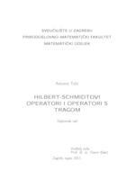 prikaz prve stranice dokumenta Hilbert-Schmidtovi operatori i operatori s tragom