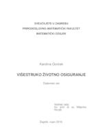 prikaz prve stranice dokumenta Višestruko životno osiguranje