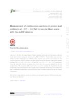 prikaz prve stranice dokumenta Measurement of visible cross sections in proton- lead collisions at √sNN = 5.02 TeV in van der Meer scans with the ALICE detector