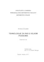 prikaz prve stranice dokumenta Tehnologije za rad s velikim podacima