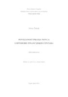 prikaz prve stranice dokumenta Povezanost pranja novca i offshore financijskih centara