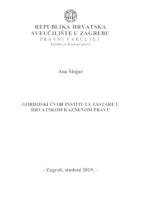 prikaz prve stranice dokumenta Gordijski čvor instituta zastare u hrvatskom kaznenom pravu