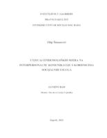 prikaz prve stranice dokumenta Utjecaj epidemioloških mjera na interpersonalnu komunikaciju s korisnicima socijalnih usluga