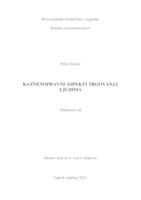prikaz prve stranice dokumenta Kaznenopravni aspekti trgovanja ljudima