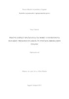 prikaz prve stranice dokumenta Pravni aspekt spašavanja na moru s osvrtom na havariju prekooceanskog putničkog broda RMS Titanic