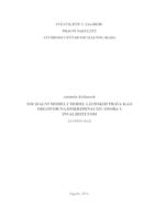prikaz prve stranice dokumenta Socijalni model i model ljudskih prava kao odgovor na diskriminaciju osoba s invaliditetom