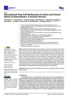 prikaz prve stranice dokumenta Mesenchymal Stem Cell Mechanisms of Action and Clinical Effects in Osteoarthritis: A Narrative Review