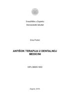 prikaz prve stranice dokumenta Antišok terapija u dentalnoj medicini