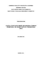 prikaz prve stranice dokumenta Utjecaj postojeće mreže sekundarnih šumskih prometnica  na odabir  sustava pridobivanja drva