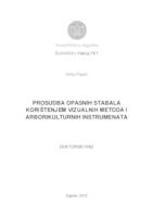 prikaz prve stranice dokumenta Prosudba opasnih stabala korištenjem vizualnih metoda i arborikulturnih instrumenata