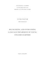 prikaz prve stranice dokumenta Recognizing and Overcoming Language Impairment of Young English Learners