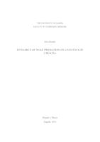 prikaz prve stranice dokumenta DYNAMICS OF WOLF PREDATION ON LIVESTOCK IN  CROATIA