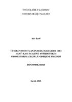 prikaz prve stranice dokumenta Učinkovitost manan oligosaharida (Bio MosR) kao  zamjene antibiotskim promotorima rasta u odbijene prasadi