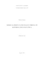 prikaz prve stranice dokumenta MJERE ZA SPRJEČAVANJE POJAVE I ŠIRENJA TE KONTROLU INFLUENCE PTICA