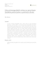 prikaz prve stranice dokumenta Utjecaj demografskih režima na upravljanje ljudskim potencijalom u području obrane